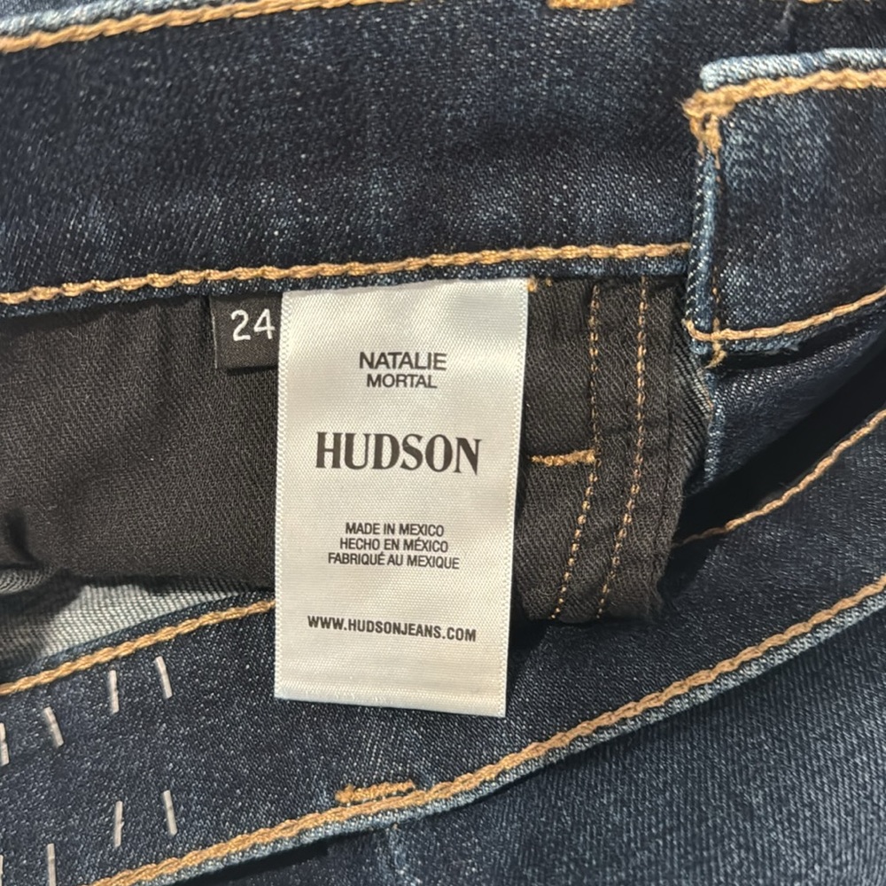 🎉HP🎉Hudson Jeans Natalie Mid-Rise Super Skinny Jeans. - Picture 6 of 11